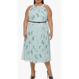 Tommy Hilfiger Women's Halter Neck Layered Tiers Dress